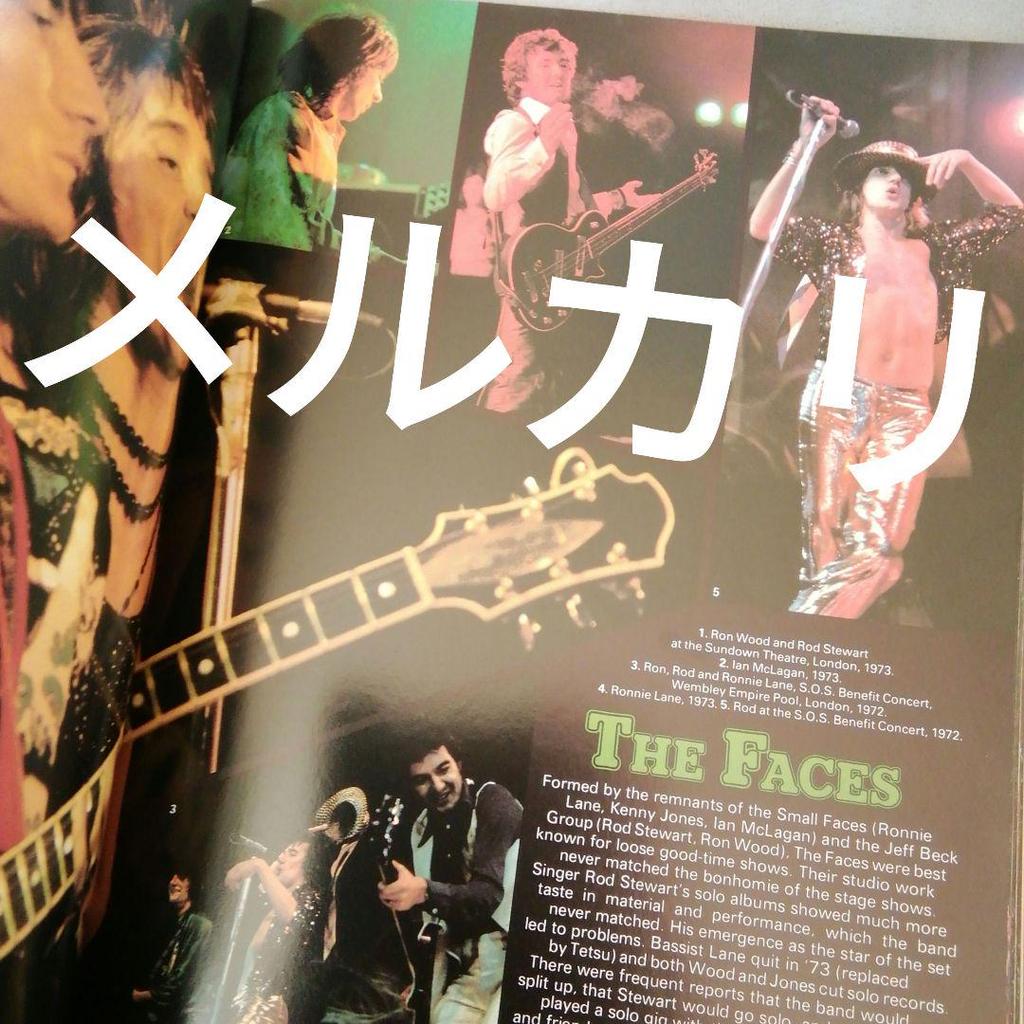 [USED] THE PICTORIAL ALBUM OF ROCK Western music books 80s