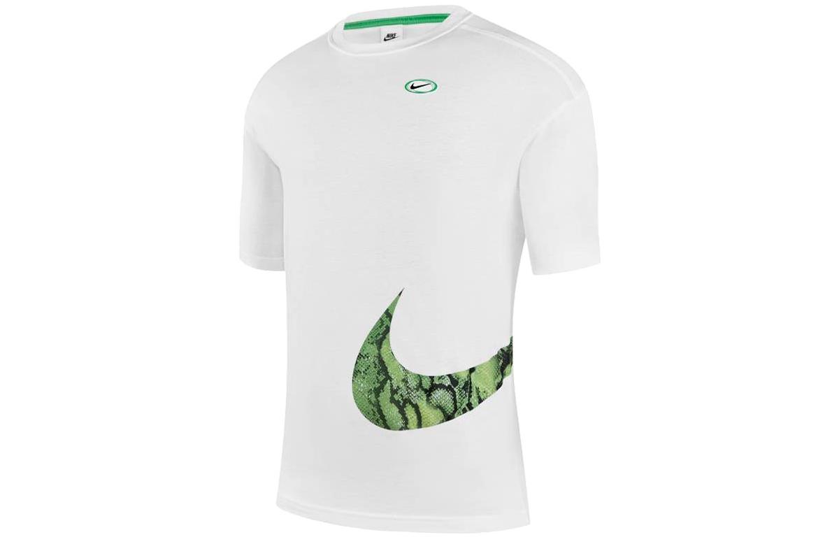 

Nike T Shirts Women s White Crew Neck Moderate Straight Fit DV3320-100 S