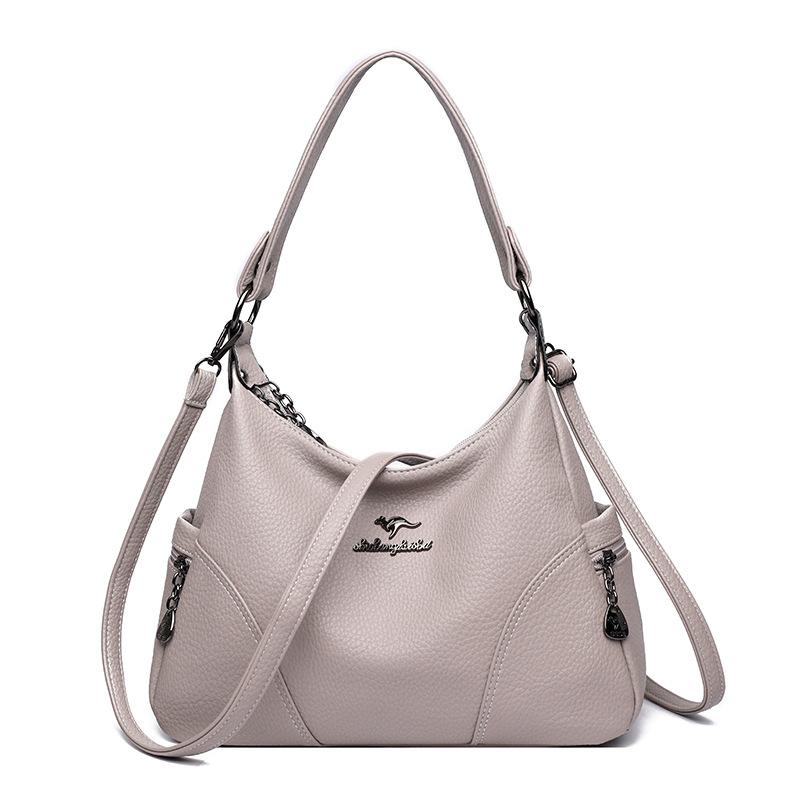 Luxury Designer Purses and Handbags Women Leather Shoulder Bags Many Pockets Casual Crossbody Bags for Women 2026