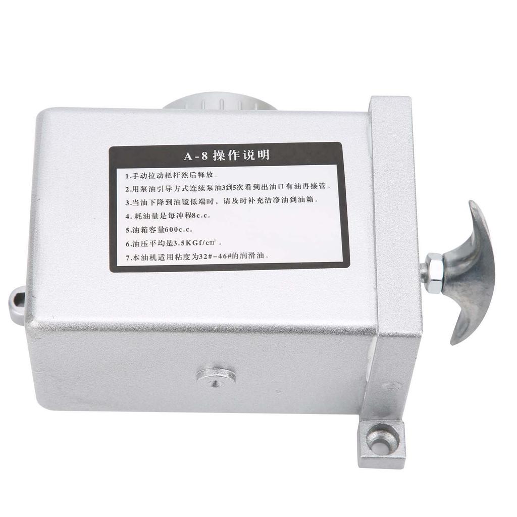 A?8 Pompă Ulei Lubrifiant Mână Dreaptă Aluminiu Turnat Sistem de Lubrifiere pentru Echipament Strung