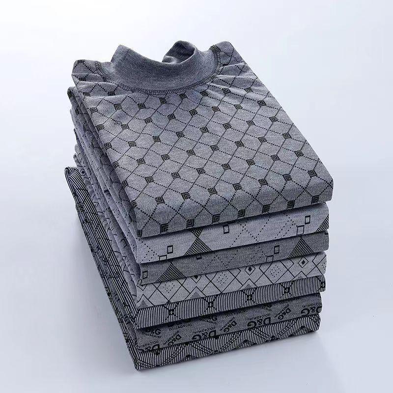 

Мужское термобелье больших размеров из чистого хлопка на осень - для людей среднего и пожилого возраста XXXL