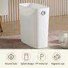 Household Trash Can Without Press Ring Bathroom Plastic Modern Large Capacity Living Room Kitchen Lid Waste Rubbish Garbage