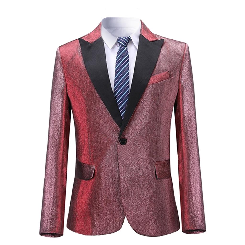 shiny suit jacket