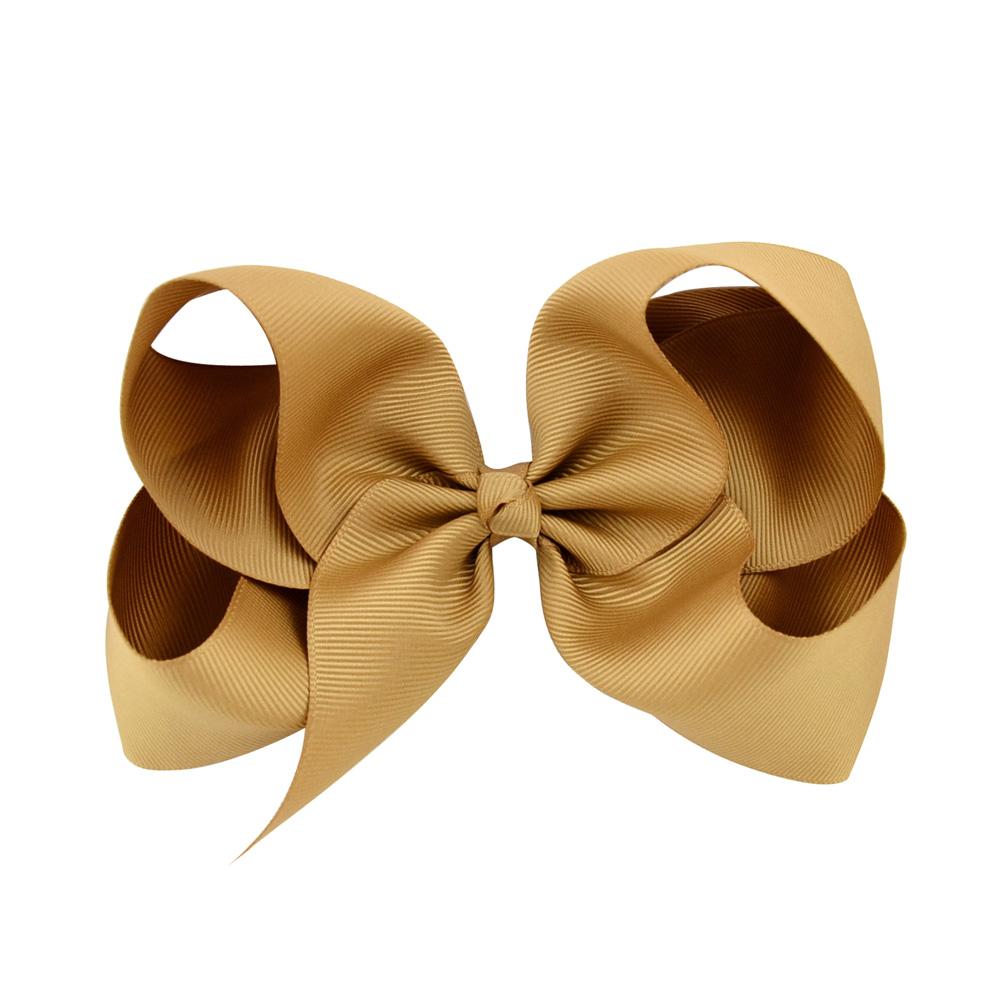 1Pc 40Colors 6'' Solid Colors Grosgrain Ribbon Hair Clips For Cute Girls Large Hairpins Boutique Barrettes Kids Hair Accessories