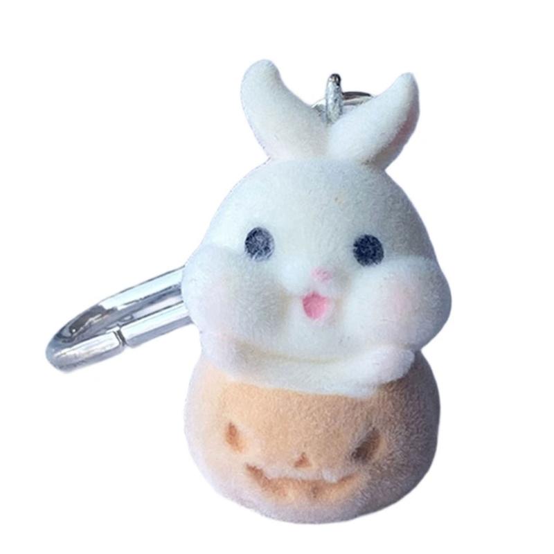 Мультяшная Рождественская Серия Плюшевые Бархатные Фигурки Брелок Мультяшный Держатель для Ключей Сплавная Текстура Подходит для Праздничного Веселья