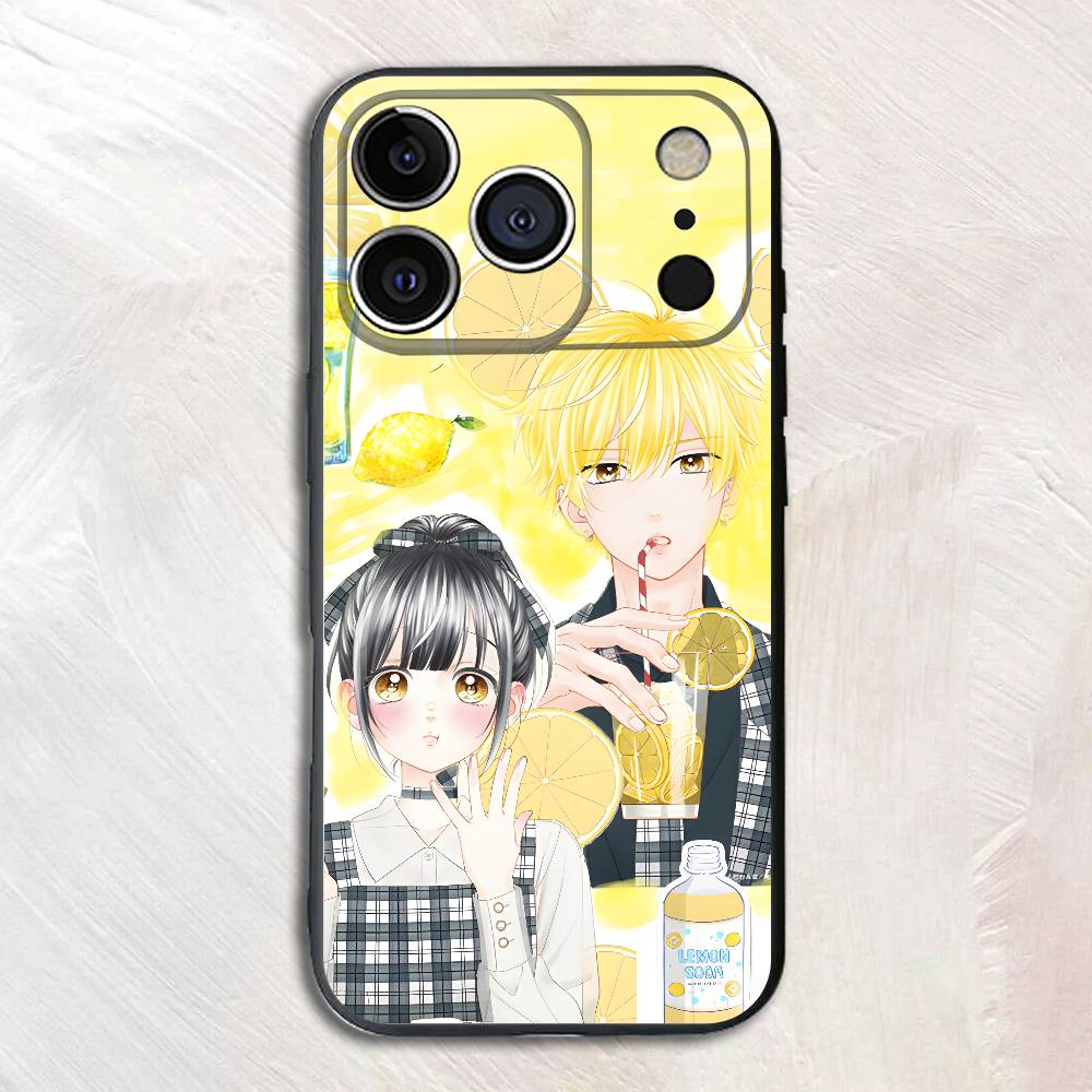 Anime K-Kai U-Uka Silicone Phone Case For IPhone 17 16 15 14 13 12 11 X XS Plus Pro Max Shockproof Soft Cover