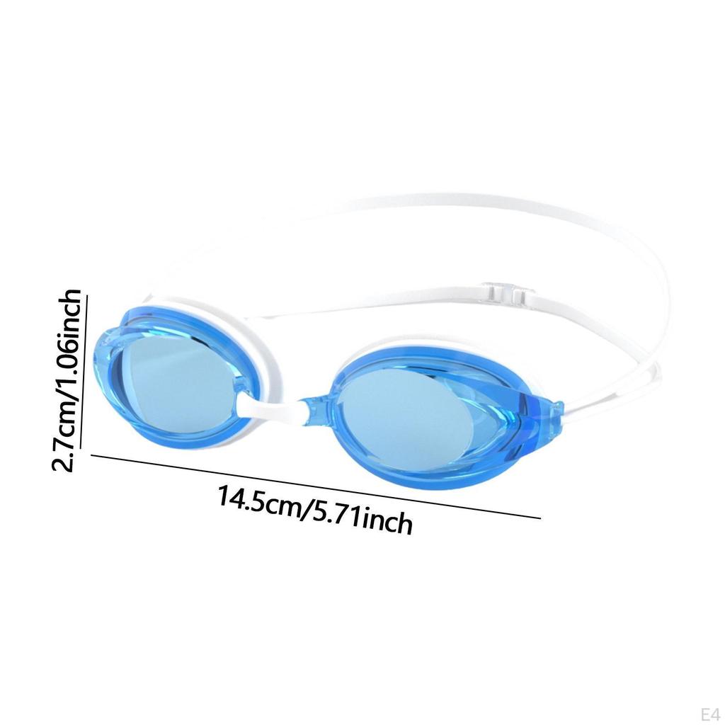 Silicone Swimming Goggles Eyewear Leakproof Clear View Double Straps Soft Glasses for Men