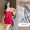 Sexy lingerie sexy perspective mesh small chest suspender nightgown hot passion open crotch free suit