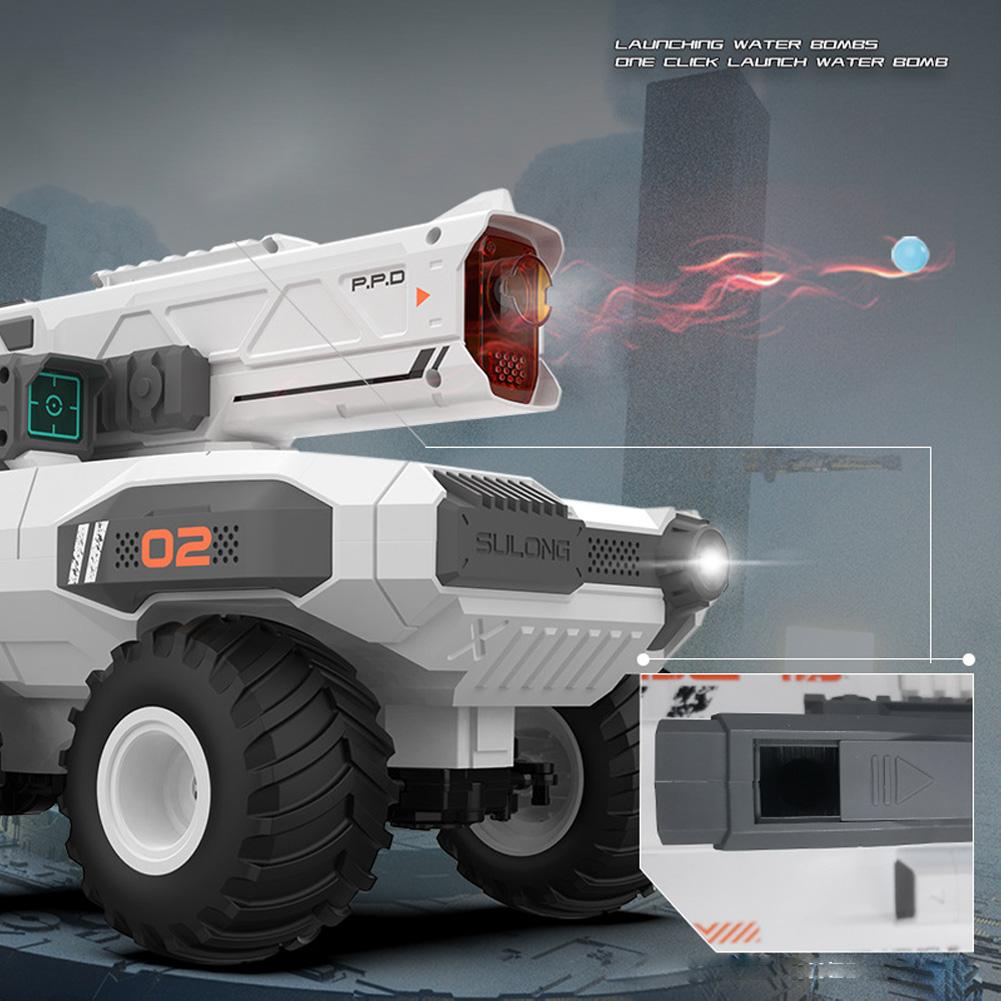 1:14 Scale 2 In 1 Remote Control Car With Water Ball Launcher Spray 2.4G RC Car With Light Gifts For Boys Girls