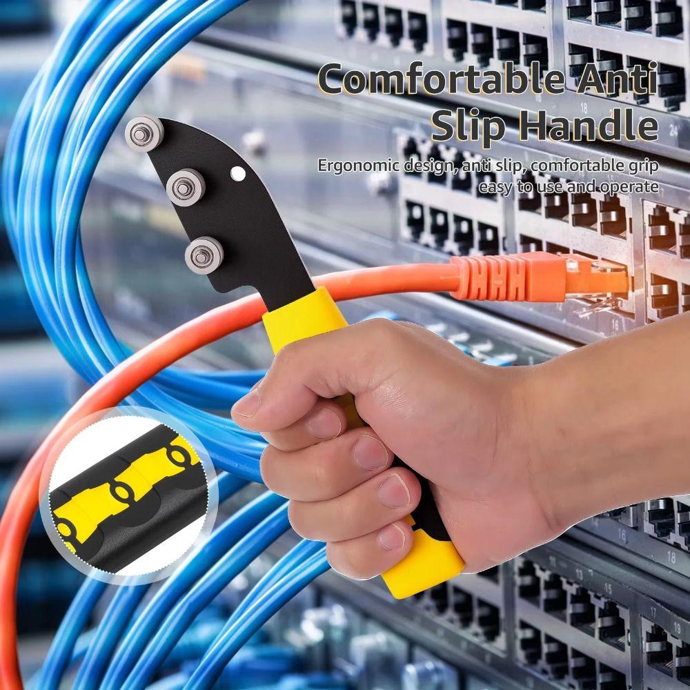 Smooth Roller Mechanism Wire Straightener Stainless Steel Wire Wrapping Tools  Construction Tool