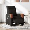 VidaXL Fauteuil de massage inclinable électrique Noir Tissu 3324000