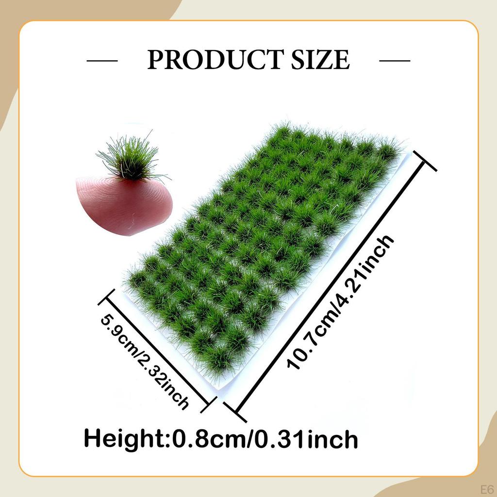 Large Cluster Grass Model, Tufts Miniature, for Building Garden Scenery Landscape