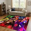 3D I-Itachi Cartoon Anime Living Room Non-Slip Area Rug Carpet for Bedroom Playroom Sofa,Easy Clean Home Decor Doormat Kid