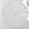 Woven Cotton Placemat Japanese-Style Heat-Resistant Table Mats for Dining Non-Slip Versatile Dining
