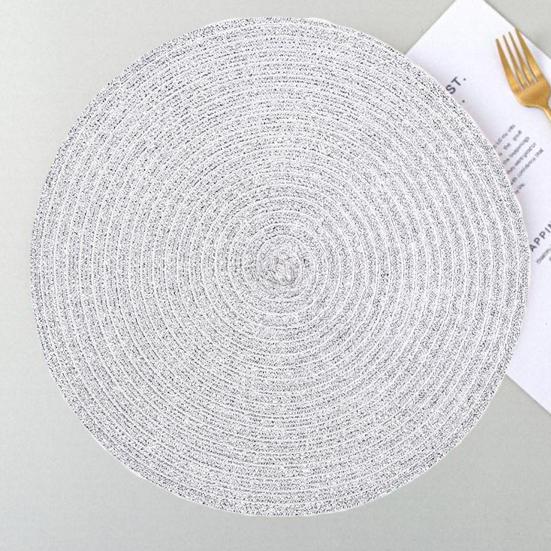 Woven Cotton Placemat Japanese-Style Heat-Resistant Table Mats for Dining Non-Slip Versatile Dining