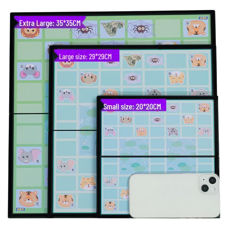 Mussels Portable Magnetic Jungle Chess Set
