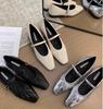 Women Flats Mary Janes Shoes Spring New Fashion Square Toe Shallow Ladies Soft Sole Ballerinas Flat Casual Ballet Shoes Zapatos