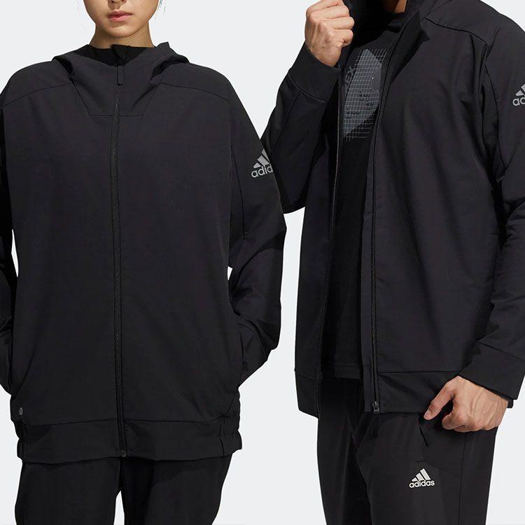 adidas Jackets Unisex Black Hooded Moderate Other HE5265