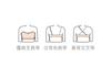 Oudifen Strapless Bra with Free Underwear