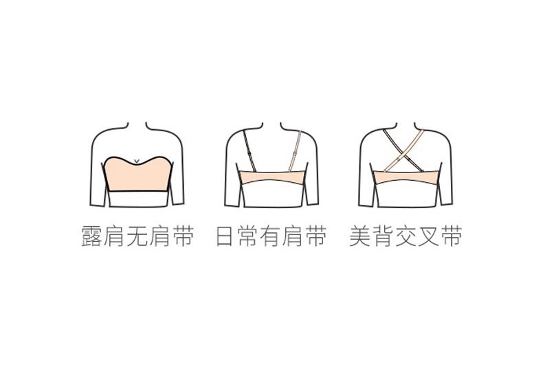Oudifen Strapless Bra with Free Underwear