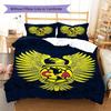 Club America Pattern Bedding,Quilt Set Quilt Cover Pillowcase Home Birthday Gift(1 * duvet cover + 2 * pillowcase, without core)
