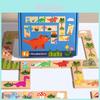 Wooden Dinosaur Connect Game For Kids Educational Toy Puzzle For Brain Development