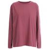 Shop   Women Basic Plain Long Sleeve Round Neck T shirT Wine Dai Wsh 12129