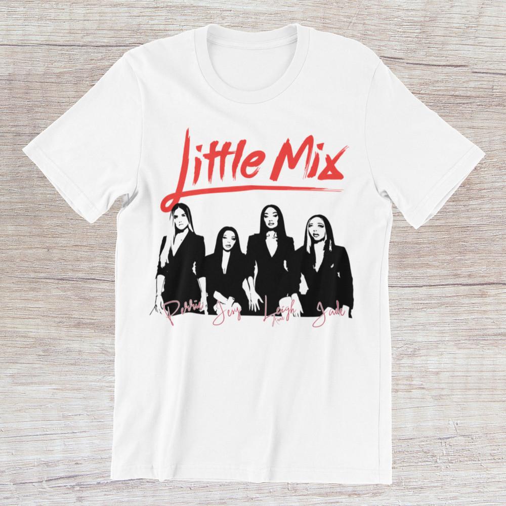 

Девичья группа LITTLE MIX Победа на X Factor UK Поп Хип-хоп на футболке из кольцепряденого хлопка Унисекс XXL