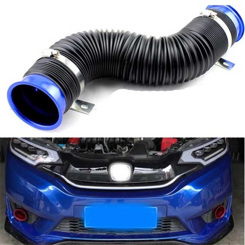 1 pièce Kit Universel Turbo Multi Flexible Rétractable Tuyau d'Admission d'Air Tube d'Admission Conduit Accessoire Auto