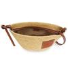 LOEWE Raffia Fiber Cow Leather Straw Bag, Shoulder Bag, Crossbody Bag Women's Natural & Tan 32824W10-2435