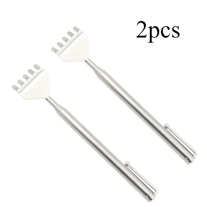 

2pcs Extendable Back Scratcher for Men Portable Telescopic Metal Back Scratchers Back Hand Massager for Birthday Christmas Gifts
