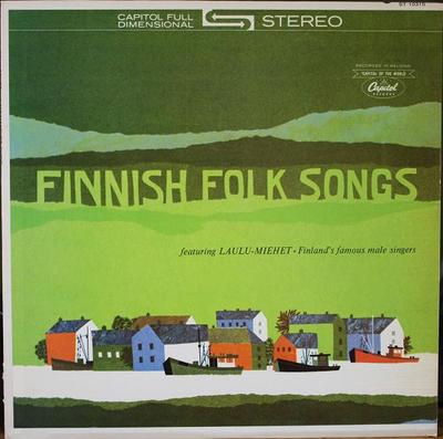 LP Record LAULU-MIEHET CHOIR - Finnish Folk Songs ST10315 CAPITOL 1962 US Classical Used