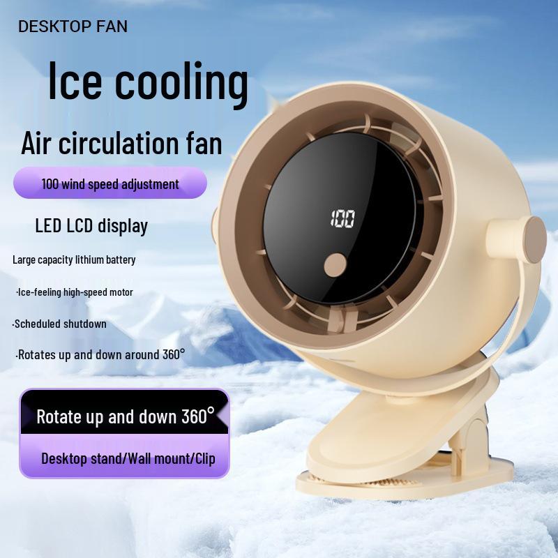

3-in-1 Multi-Functional Fan: Table, Standing, Wall-Mountable with Digital Display & USB Charging for Dorm or Office Use 1