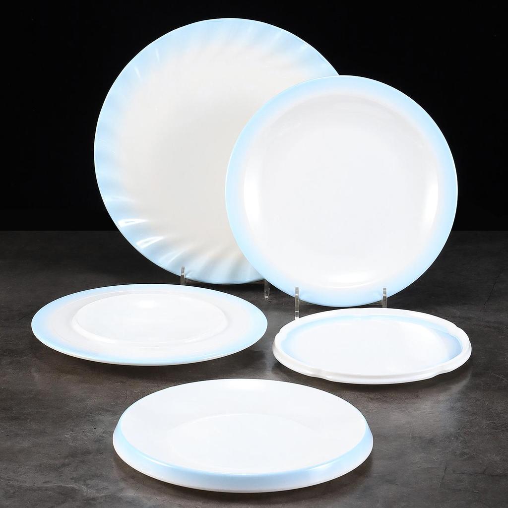 Okrągły talerz melaminowy - Naczynia stołowe inspirowane porcelaną dla restauracji i hoteli, Idealny do kuchni zachodniej