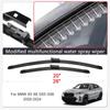 2pcs Car Modify Windshield Water Spray Wiper For BMW X1 IX1 X2 X3 X4 X5 X6 X7 Auto Wet Arm Cleaning Wiper Exterior Accessory