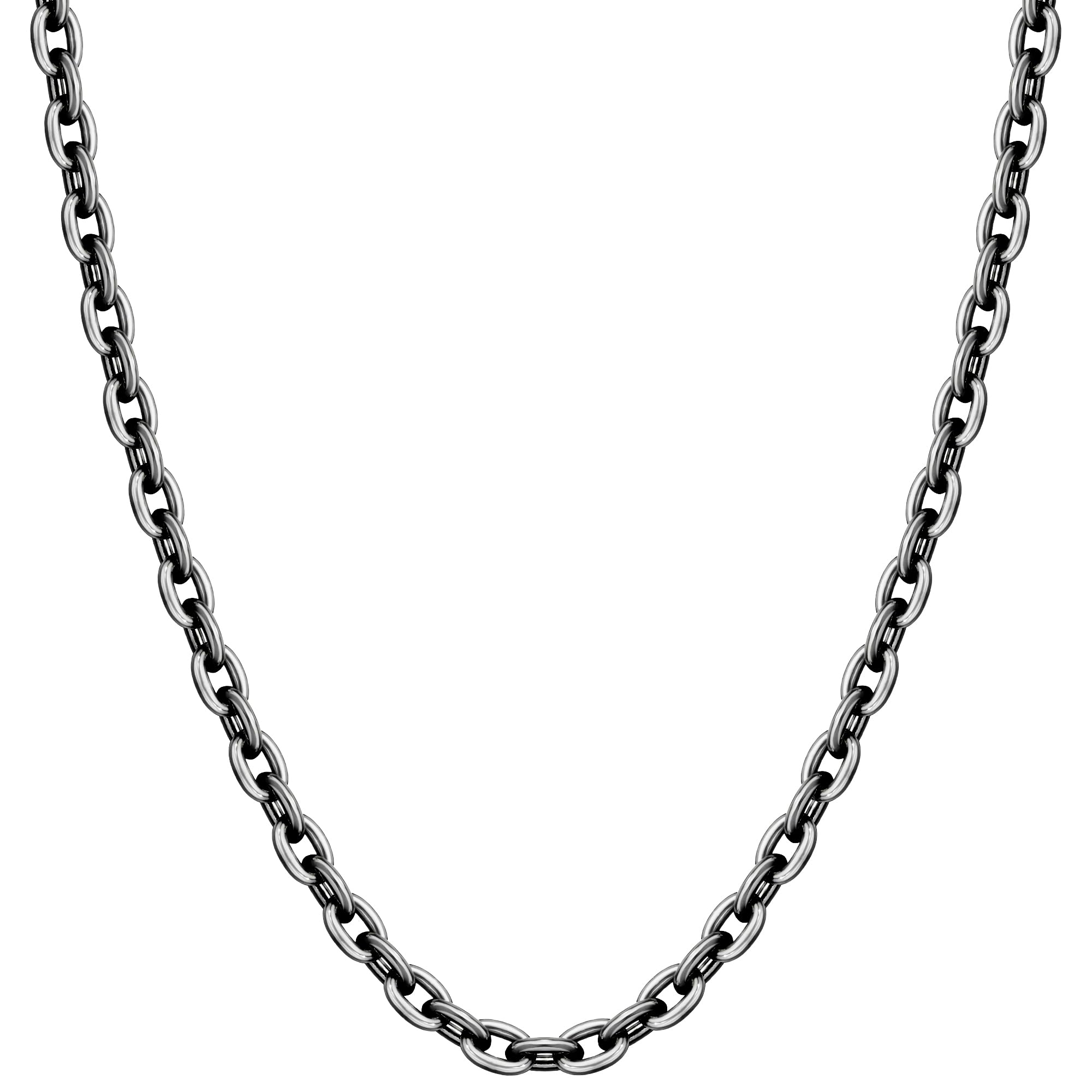 

Gin no Smoked Azuki Тонкая серебряная цепочка только [Shinjuku Kura] Цепочка, Толстая, 45-80 см (50см) Длинный, Прибл.. Ширина 4,5 мм, Цепь, SV,