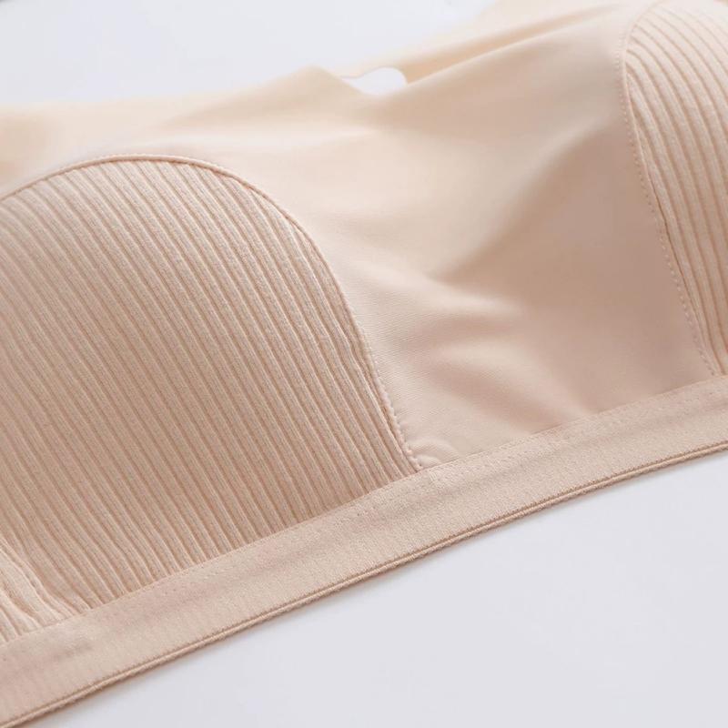 Women Heart Hollow Out Bra Breathable Gathered Bra