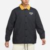 Nike Sb Logo Casual Skateboarding Collared Jacket Men Outerwear Black DM0871-010