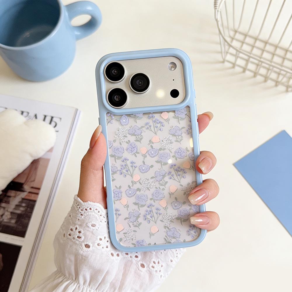 

Orchid Transparent Phone Case for Apple iPhone 17/16/15 Promax iPhone 13 Pro Max