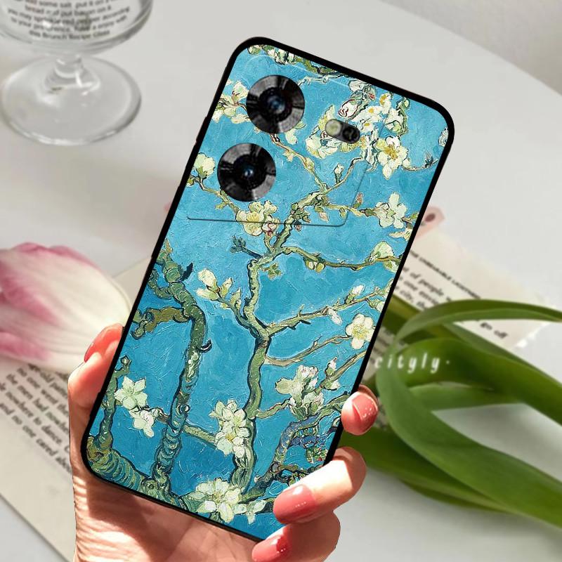 Para Capa Tecno Pova 5 À Prova de Choque Silicone TPU Macio Capa de Telefone Para Tecno Pova 5 Pova5 Funda Nova Capa Cartoon Protetora Coque
