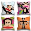 Funny P_Paul F_Frank Pillow Case Pillow Case Living Room Sofa Cushion Cover Suitable For Home Bedroom Room Decoration