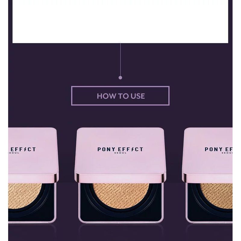 PONY EFFECT - Glow Stay Cushion Foundation Set - 3 Colors
