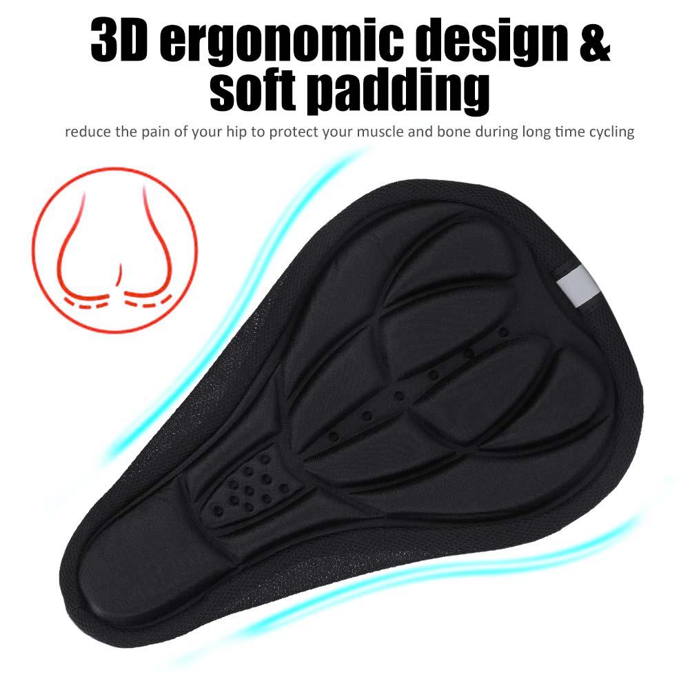 Ultralight 3D Mountain Bicycle Road Bike Breathable Soft Seat Saddle Cover Accessory