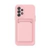 Custodia Porta Carte Morbida in Silicone Per Samsung Galaxy S24 S23 S22 S21 S20 Plus FE Note 20 Ultra A51 A71 A54 Tasca Portafoglio Cover Posteriore