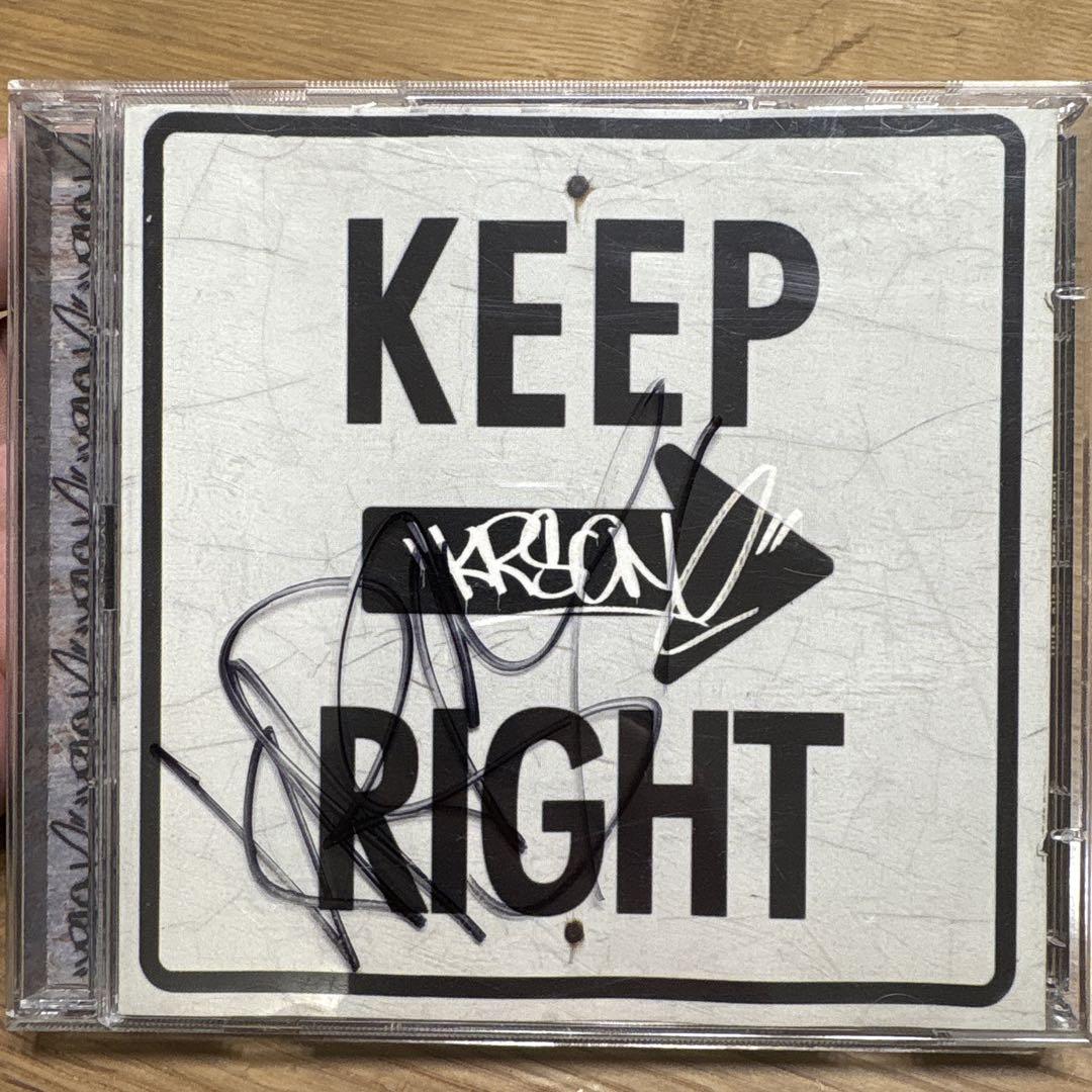 

[USED] CD KRS-ONE KEEP RIGHT Signed by the person in question