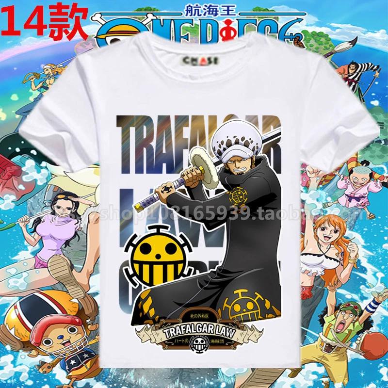 Cosplay One Piece Trafalgar Law Anime Manga T-Shirt Costumes Polyester New M