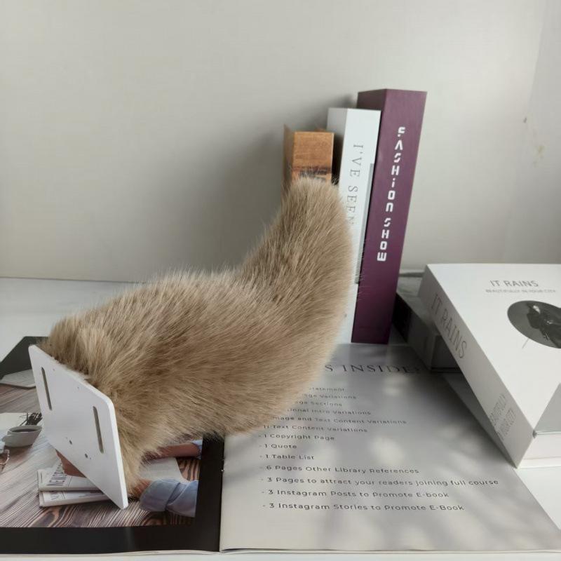 Cute Electric Wagging Plush Tail For Car Remote Control Moving Fox Tail Decoration Universal For Scooter Motorcycle Home Decor