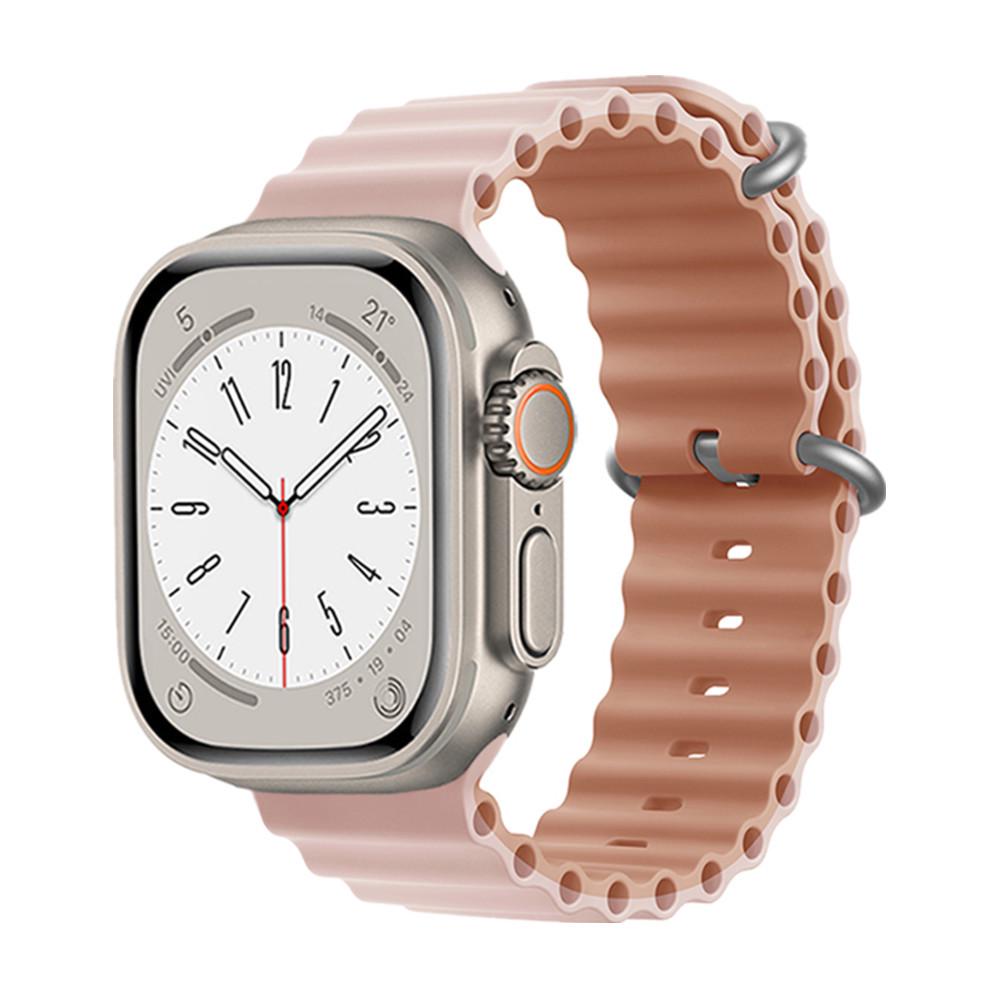 Apple Watch 11 Ultra Silikonarmband mit Doppelschnalle