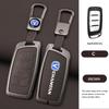 Zinc Alloy Leather Car Remote Key Case Cover Shell Fob For Changan Hunter F70 Cs35 Cs75 Plus Cs85 Coupe Cs95 Protector Keychain