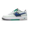 Nike Air Force 1 LV8 GS Remix - Scarpe da Ginnastica Verde Chiaro per Bambini Argento Argento Chiaro Bianco FB9035-001